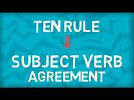 Video thumbnail for Subject Verb Agreement | Ten Important Rules | Part 3