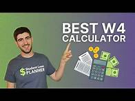 Video thumbnail for W-4 Calculator Guide | Calculate Taxes and Take Home Pay