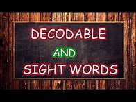 Video thumbnail for DECODABLE AND SIGHT WORDS | FULL EXPLANATION AND EXAMPLES | THE MODERN LEARNING