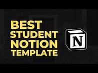 Video thumbnail for Best Notion Templates for Students (Aesthetic 2025)