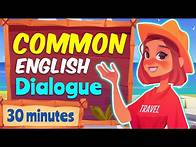 Video thumbnail for 35 minutes for Common English Dialogue for Daily Life - English Conversation Practice