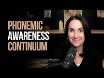 Video thumbnail for Phonemic Awareness Continuum | Kathleen Jasper