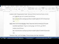 Video thumbnail for MLA 2016 Update Citing Journal Articles from a Database