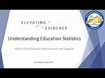 Video thumbnail for Understanding Education Statistics