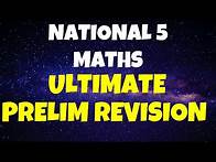 Video thumbnail for National 5 Maths ULTIMATE PRELIM Exam Revision Guide!