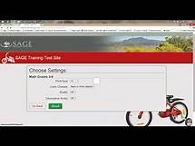 Video thumbnail for Video Tutorial - SAGE practice test