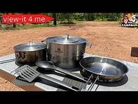 Video thumbnail for Stanley, Stainless Steel Camp Cook set... View-it 4 me..(Review)