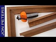Video thumbnail for How To Make Molding with a Router & Cut Perfect Miter Joints