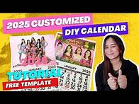 Video thumbnail for How To Make 2025 Calendar | DIY Calendar 2025 Free Download Template | Business 2025