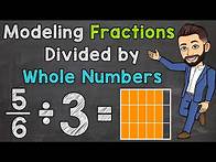 Video thumbnail for Dividing Fractions by Whole Numbers Using Models | Math with Mr. J