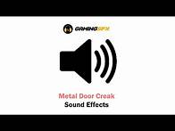 Video thumbnail for Metal Door Creak Sound Effects [Pack-1]