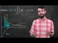 Video thumbnail for Defining the Natural Logarithm as an Integral?!?!?