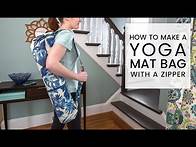 Video thumbnail for How to Make a Yoga Mat Bag