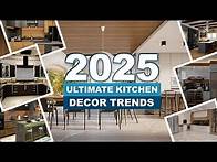 Video thumbnail for 2025’s Ultimate Kitchen Trends: Colors, Cabinets, and Countertops | kitchen ideas 2025|Kitchen Color