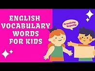 Video thumbnail for First Grade Vocabulary Words | Vocabulary Words for Grade 1