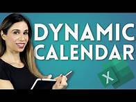 Video thumbnail for Create Easy Yearly Calendar in Excel and Sheets with a SINGLE Formula