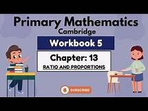 Video thumbnail for Math Workbook 5- Chapter 13- Ratio and proportion