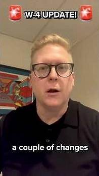 Video thumbnail for Form W-4: Updates for 2025