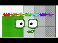 Video thumbnail for numberblocks squares 1x1=1 to 100x100=10000