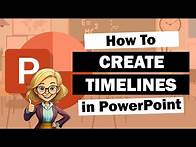 Video thumbnail for Quickly Create PowerPoint Timelines using SmartArt