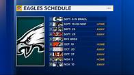 Video thumbnail for Philadelphia Eagles release 2024 schedule | Full list of opponents, times and dates