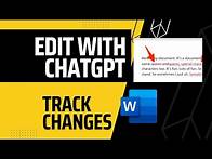 Video thumbnail for Use AI to edit Microsoft Word Document while keeping formatting + track changes [ChatGPT / editGPT]