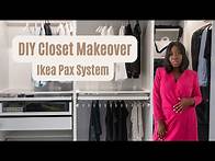 Video thumbnail for DIY Extreme Closet Makeover On A Budget | Ikea Pax System | Luxury Closet Tour