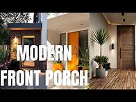 Video thumbnail for Modern Front Porch Decor Ideas. Welcoming Front Porch and Entrance Design and Inspo.