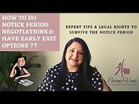 Video thumbnail for NOTICE PERIOD NEGOTIATIONS & BUY OUT OPTIONS