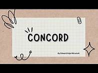 Video thumbnail for Concord -Types of Concord