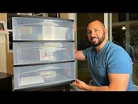 Video thumbnail for Sterilite 3-Drawer Plastic Set Review