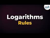 Video thumbnail for Rules of Logarithms | Don't Memorise
