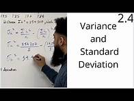 Video thumbnail for Edexcel AS Level Maths: 2.4 Variance and Standard Deviation
