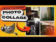 Video thumbnail for How to Make a Simple PHOTO COLLAGE in GIMP