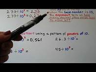 Video thumbnail for 5th Grade Math 5.1, Division Patterns with Decimals