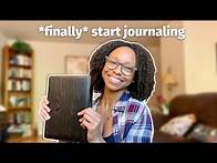 Video thumbnail for How to start journaling *for BEGINNERS* (8 journaling tips)