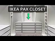 Video thumbnail for From Disaster to Dream Closet: IKEA PAX Closet Makeover Step-by-Step