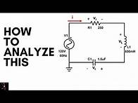 Video thumbnail for AC Analysis: Series Resistor/Inductor/Capacitor Circuit