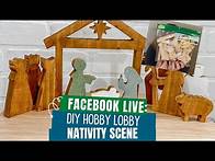 Video thumbnail for DIY Wooden Nativity Scene