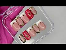 Video thumbnail for Chic Square Nails with French Tips & Chrome Accent | Easy Nail Tutorial