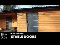Video thumbnail for DIY Stable Doors for New Workshop || How to Make