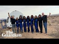 Video thumbnail for Katy Perry and Blue Origin crew return safely to Earth after space flight