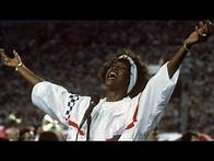Video thumbnail for Whitney Houston National Anthem Super Bowl Performance Video 1991