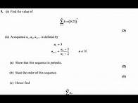 Video thumbnail for P2 January 2024 (Q5) IAL WMA12/01 Pearson Edexcel Math Past Paper