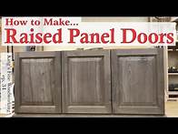 Video thumbnail for 34 - Learn How to Make RAISED PANEL DOORS With solid wood. easy step by step.