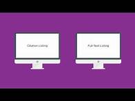 Video thumbnail for What is a Library Research Database?