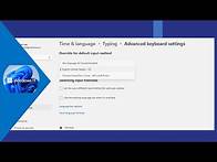 Video thumbnail for How to Set Default Keyboard Input Language in Windows 10