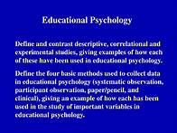 Video thumbnail for Educational Psychology - SlideServe