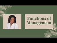 Video thumbnail for CSEC Principles of Business (IOE 1) - Functions of Management