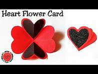 Video thumbnail for Heart Flower Card - Easy DIY crafts (Step-By-Step)
